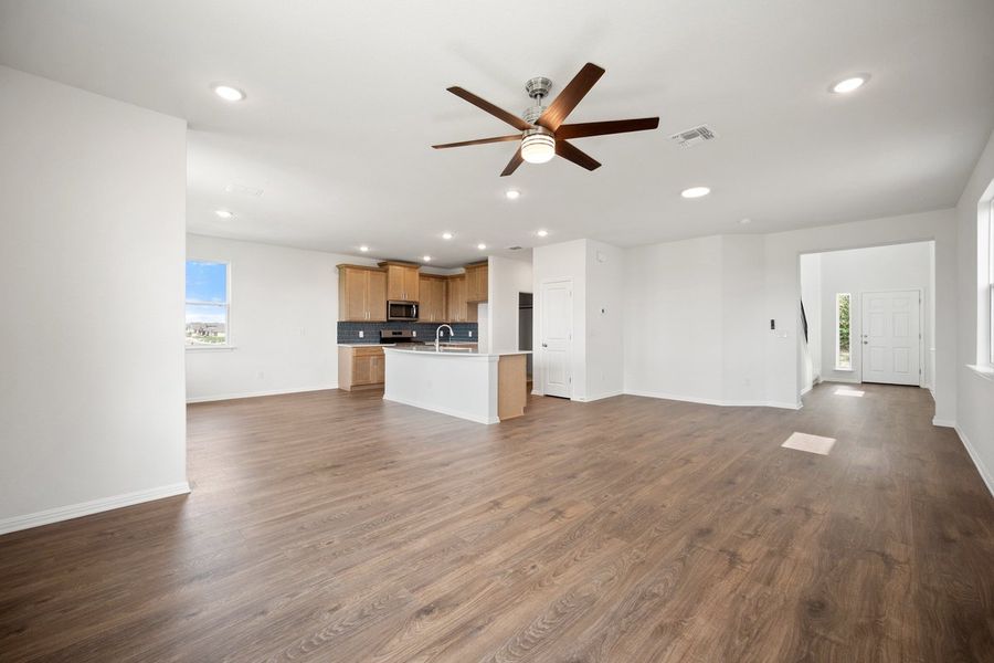 Furnished interior view inside a new home in Porter Country, Buda (Image 8). Furnished interior view inside a new home in Porter Country, Buda (Image 8).