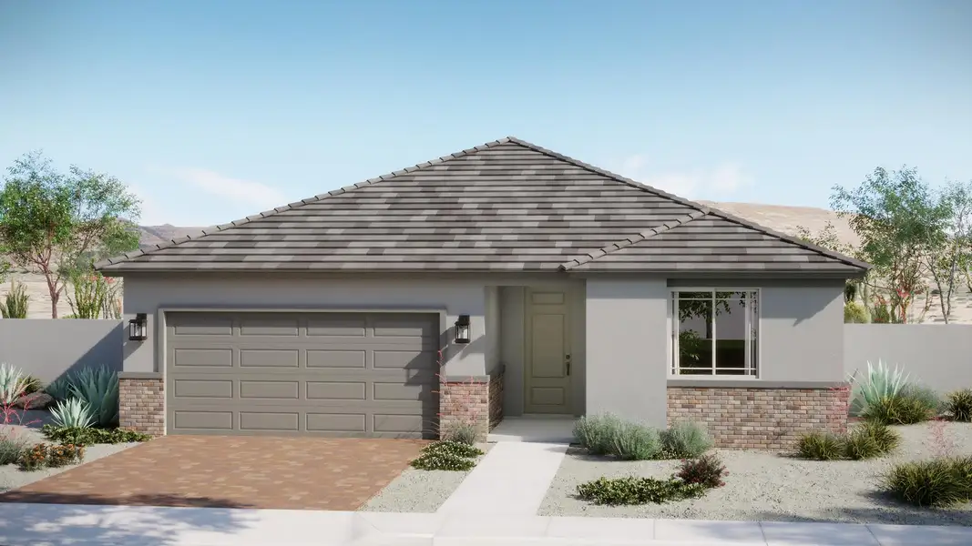 Prairie Elevation | Falcon | Trovita at Citrus Park New Homes in Goodyear, AZ by Landsea Homes