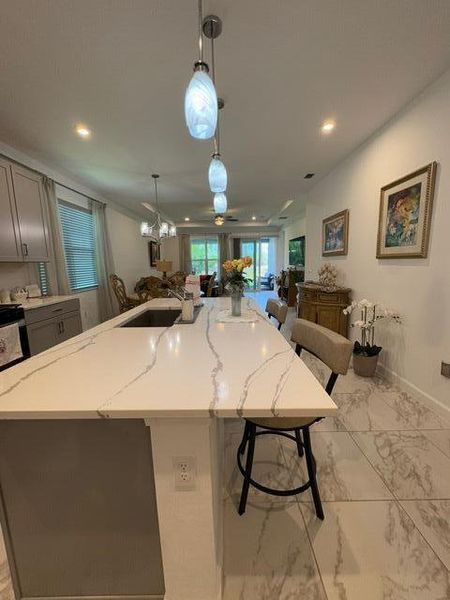 Furnished interior view inside a new home in Tradition - Kenley, Port St. Lucie (Image 9). Furnished interior view inside a new home in Tradition - Kenley, Port St. Lucie (Image 9).