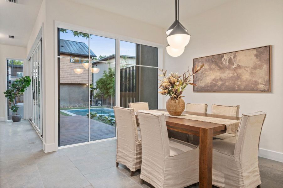 Furnished interior view inside a new home in , Austin (Image 17). Furnished interior view inside a new home in , Austin (Image 17).
