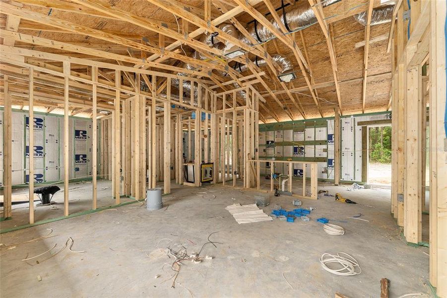 In-progress construction of a new home in , Ocala, FL (Image 14).
