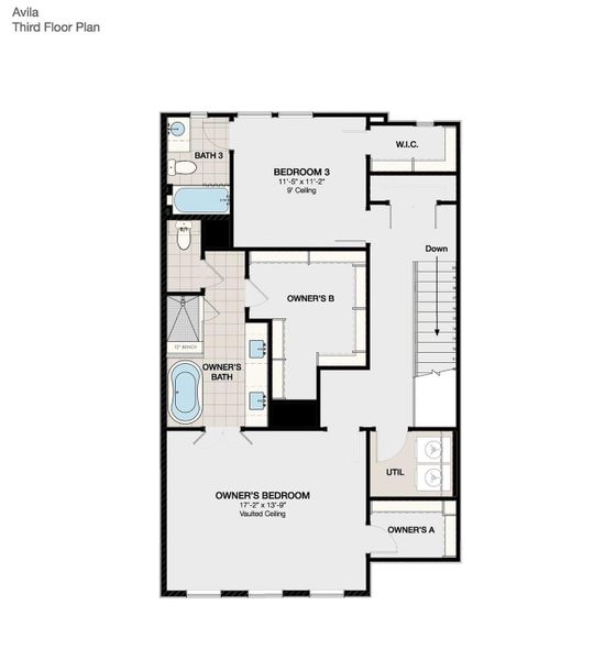 Renderings as example, colors, design and finishes my differ in completed units.