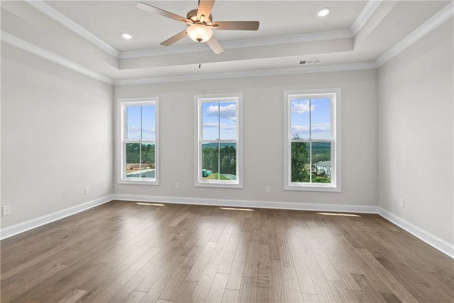 Spacious, unfurnished interior of a new home in Palisades Single Family, Cumming (Image 29).