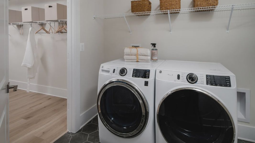 The Connect Plan by DRB Elevate in Brook Run, Fort Mill SC - Laundry