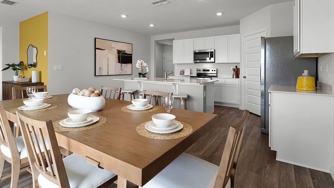 Furnished interior view inside a new home in Crosswinds, Haines City (Image 15).