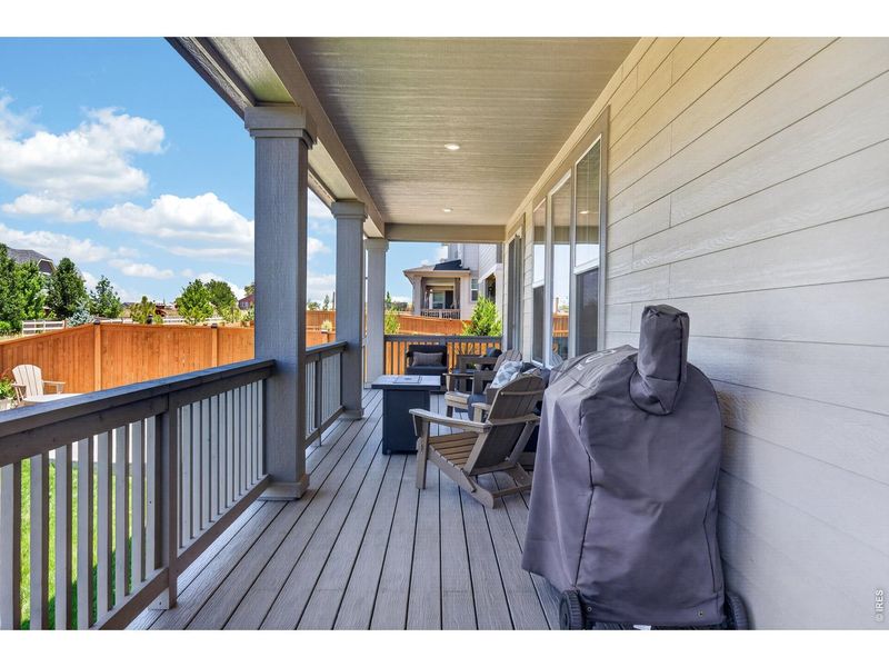 Exterior details and patio area of a home in Sunset Village, Erie (Image 27).