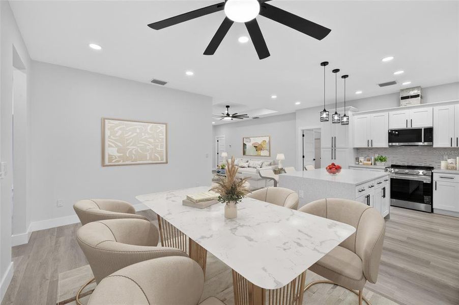 Furnished interior view inside a new home in , Spring Hill (Image 12).