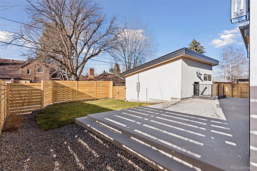 Exterior details and patio area of a home in , Denver (Image 30).