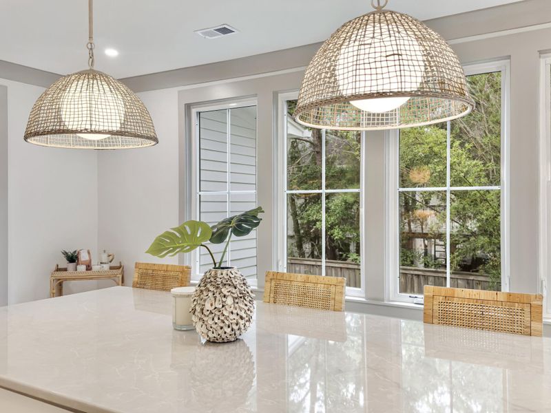 Furnished interior view inside a new home in , Isle Of Palms (Image 66). Furnished interior view inside a new home in , Isle Of Palms (Image 66).