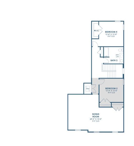 2D floor plan layout of this home in Two Rivers, Zephyrhills, FL (Image 3).