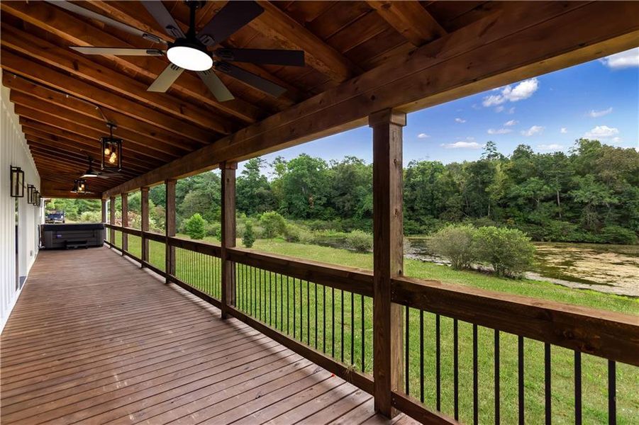 Exterior details and patio area of a home in , Ranger (Image 27).