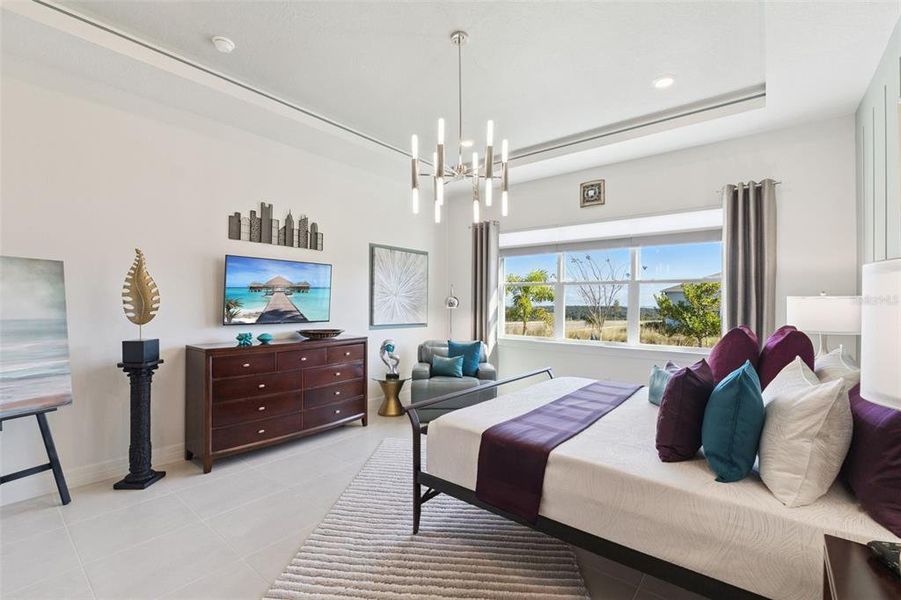 Furnished interior view inside a new home in , Minneola (Image 27).