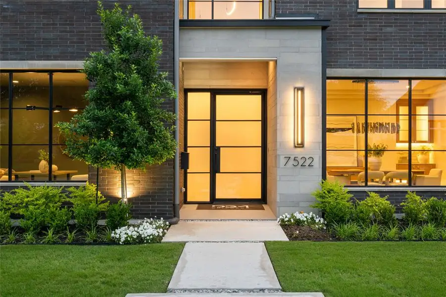 Exterior details and patio area of a home in , Dallas (Image 3). Exterior details and patio area of a home in , Dallas (Image 3).