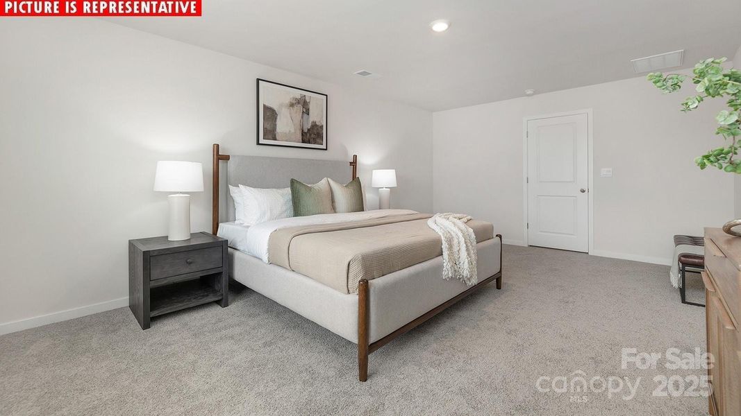 Furnished interior view inside a new home in Cardinal Creek, Charlotte (Image 2).