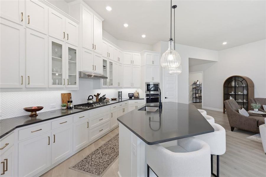 Furnished interior view inside a new home in Pecan Square – Classics, Northlake (Image 10).