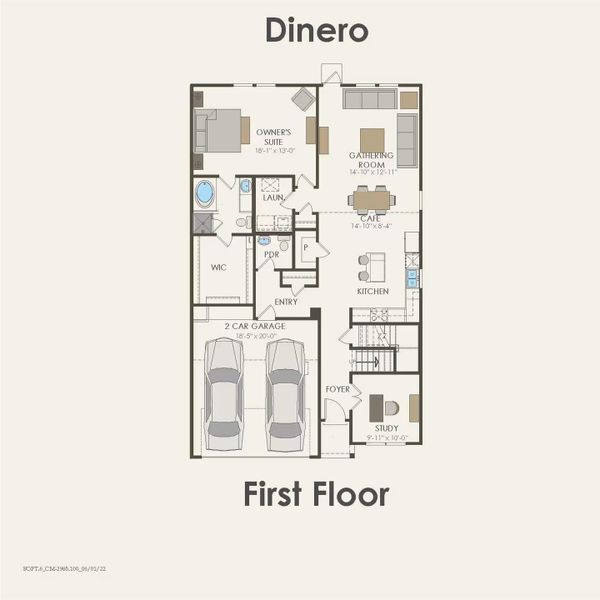 2D floor plan layout of this home in Stokesbury, Waller, TX (Image 2). 2D floor plan layout of this home in Stokesbury, Waller, TX (Image 2).