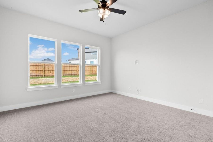 Spacious, unfurnished interior of a new home in Blackhawk, Pflugerville (Image 30).