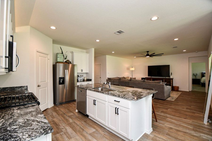 Beautiful granite countertops