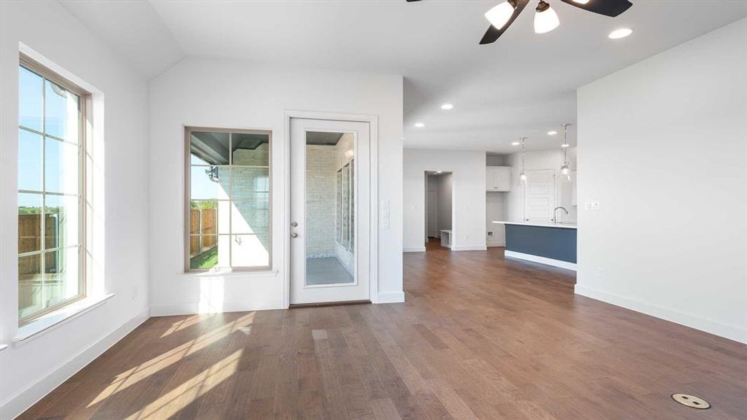 Spacious, unfurnished interior of a new home in The Heights At Uptown Celina 45', Celina (Image 20).