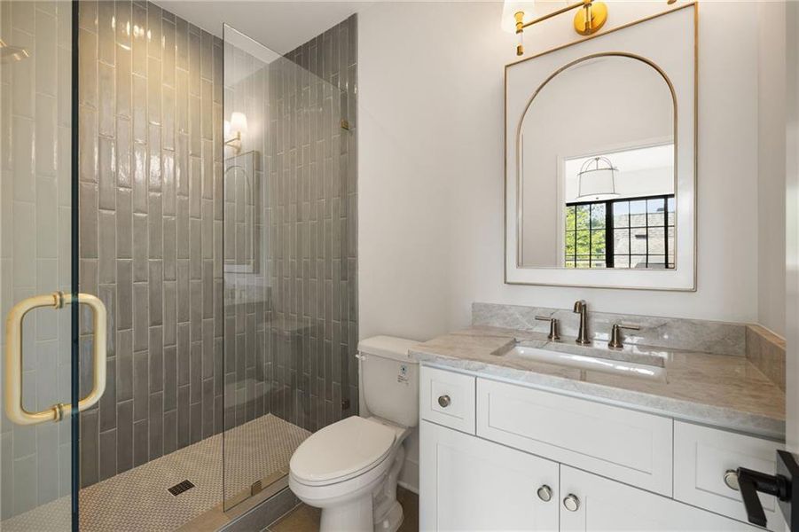 Furnished interior view inside a new home in , Atlanta (Image 3).