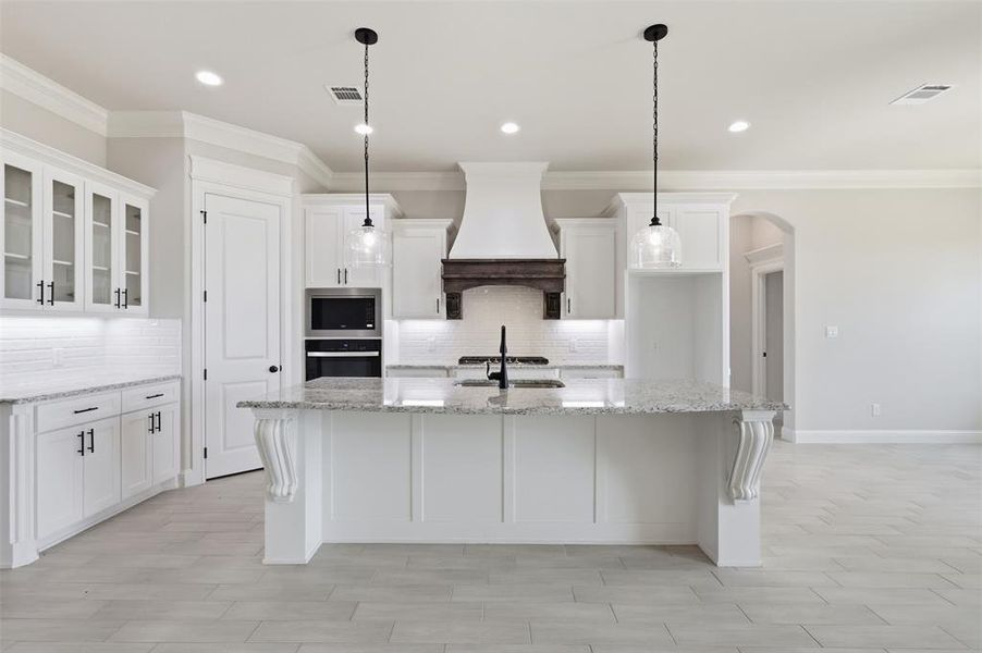 Furnished interior view inside a new home in , Godley (Image 8).
