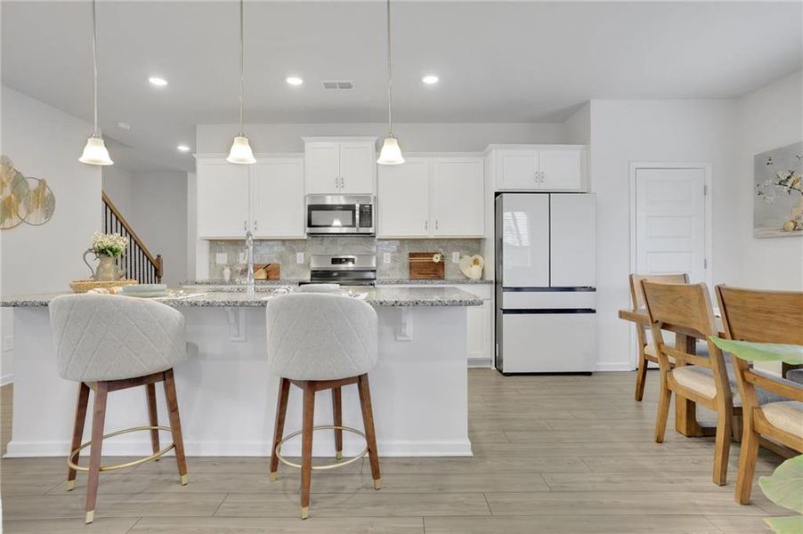 Furnished interior view inside a new home in , Cartersville (Image 14).
