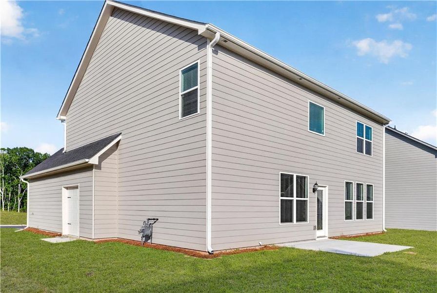 Exterior details and patio area of a home in , Villa Rica (Image 3).