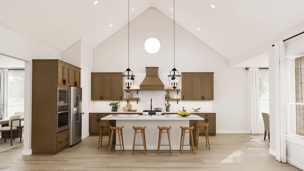 Representative furnished interior of a home built from the Mykonos by K. Hovnanian® Homes in Monterra, Rockwall (Image 6). Representative furnished interior of a home built from the Mykonos by K. Hovnanian® Homes in Monterra, Rockwall (Image 6).