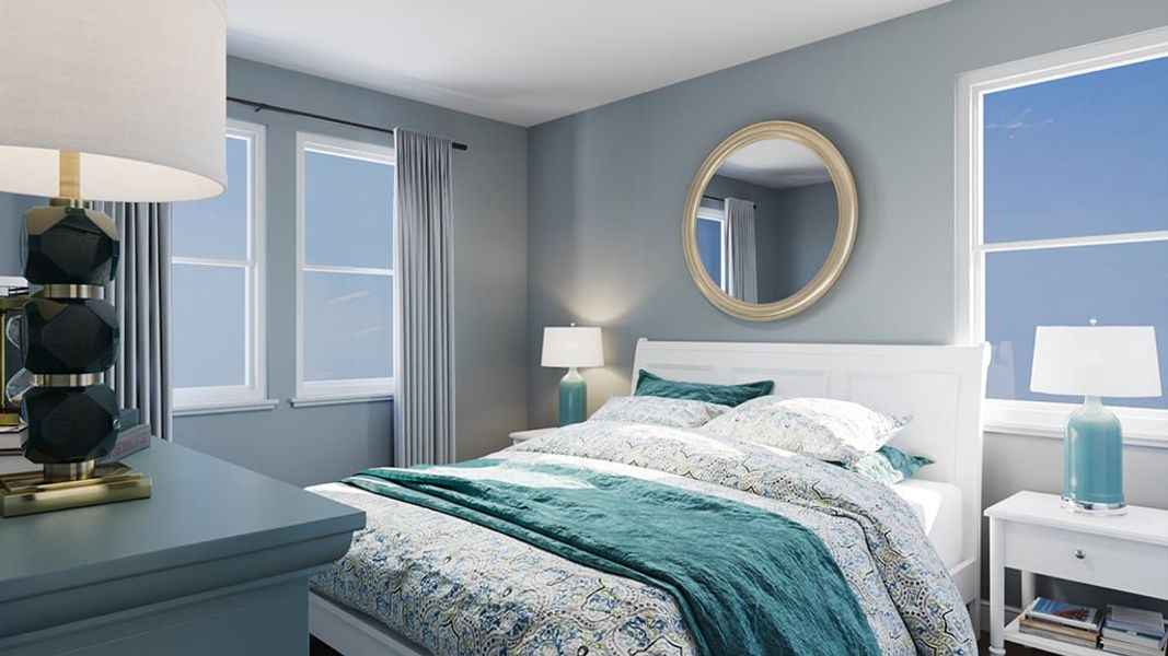 Representative furnished interior of a home built from the Florence by Taylor Morrison in Esplanade at Rivergrass, Naples (Image 13).