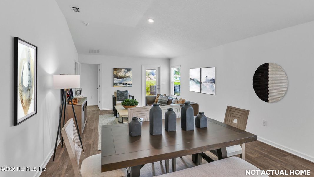 Furnished interior view inside a new home in Grand Reserve, Bunnell (Image 12).