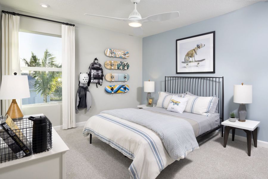 Representative furnished interior of a home built from the Mount Rainier by Mattamy Homes in Tradition, Port St. Lucie (Image 11).