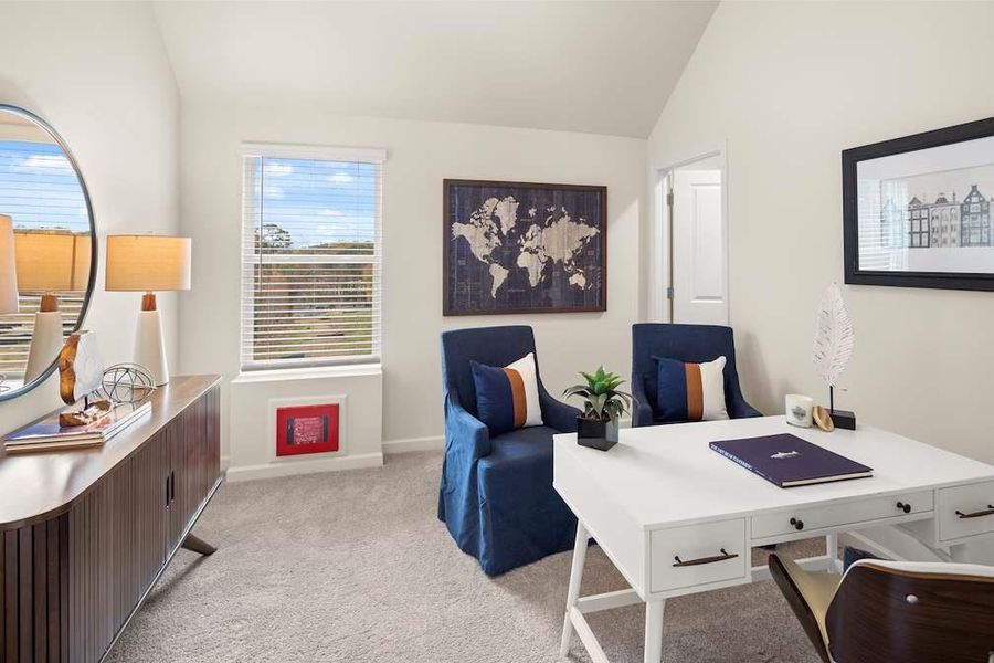 Furnished interior view inside a new home in Etowah Landing, Ball Ground (Image 24).