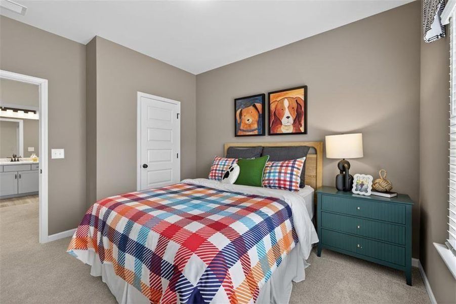 Furnished interior view inside a new home in Fuller Station, Loganville (Image 33). Furnished interior view inside a new home in Fuller Station, Loganville (Image 33).