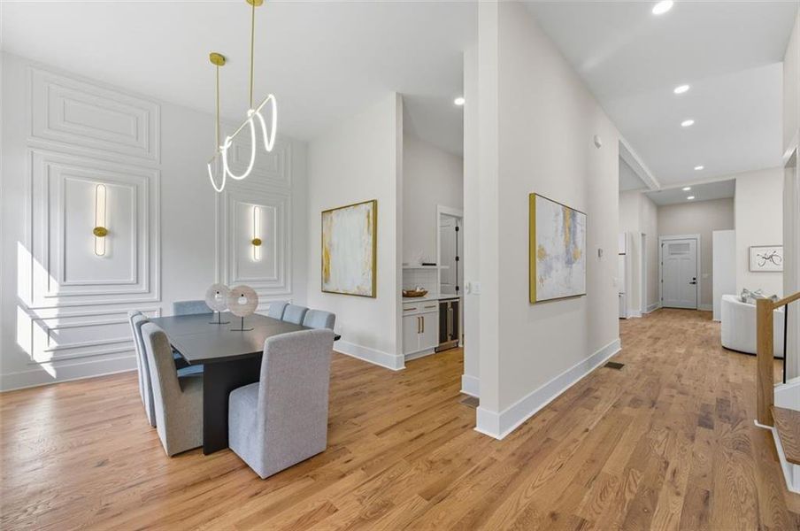 Furnished interior view inside a new home in , Atlanta (Image 30). Furnished interior view inside a new home in , Atlanta (Image 30).