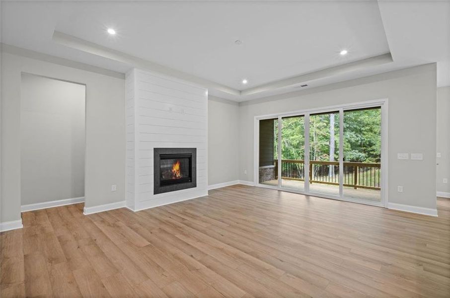 Spacious, unfurnished interior of a new home in Governor’s Preserve, Canton (Image 40).