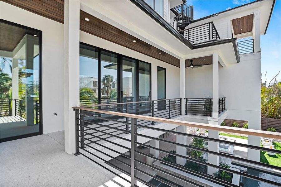 Exterior details and patio area of a home in , Sarasota (Image 26).