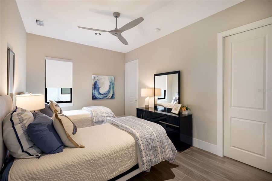 Furnished interior view inside a new home in , Palmetto (Image 34).