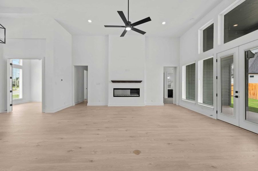 Representative unfurnished interior of a home built from the Ainsley by Chesmar Homes in Mesa Western, Cibolo (Image 11).