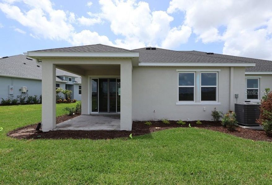 Exterior details and patio area of a home in Gracewater at Sarasota, Sarasota (Image 10). Exterior details and patio area of a home in Gracewater at Sarasota, Sarasota (Image 10).