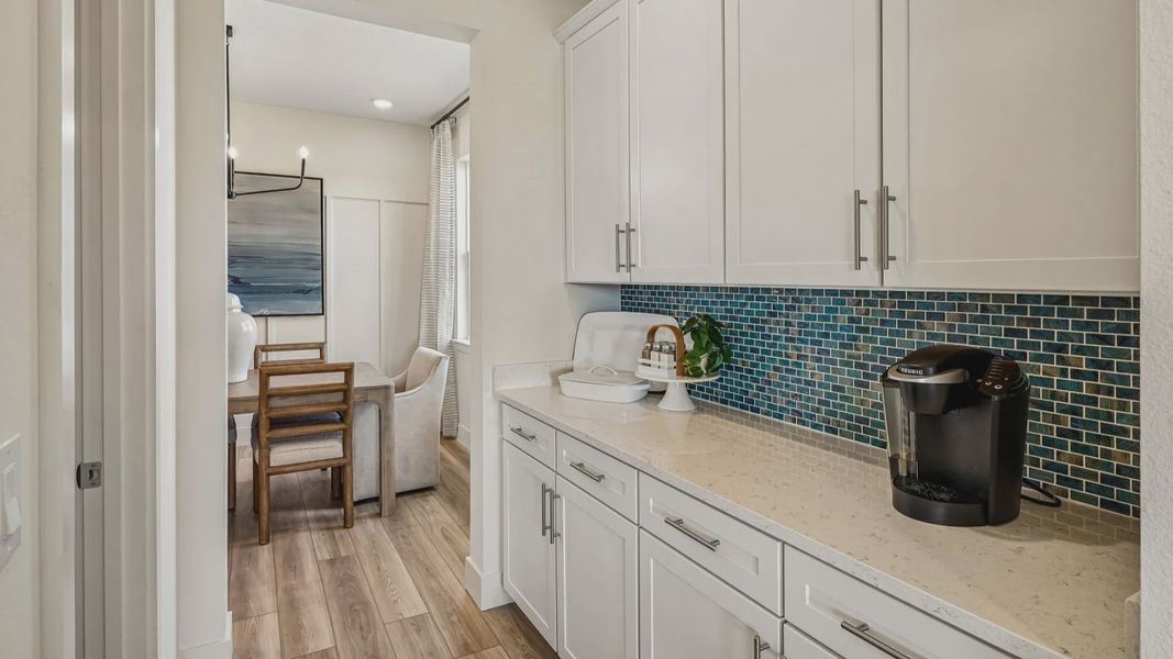 Oleander Floor Plan Butler's Pantry off Kitchen by DRB Homes in Ardisia Park in New Smyrna Beach, FL