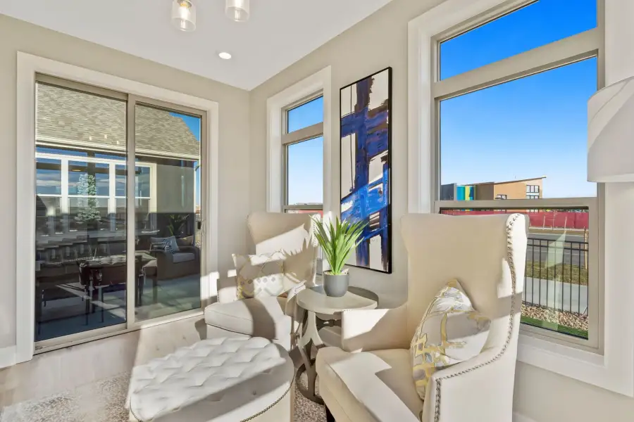 Furnished interior view inside a new home in The Courtyards at Lupton Village, Fort Lupton (Image 27).