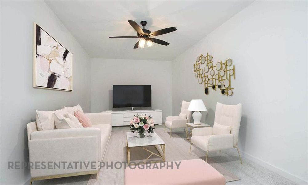 Entertainment Room - Virtually Staged