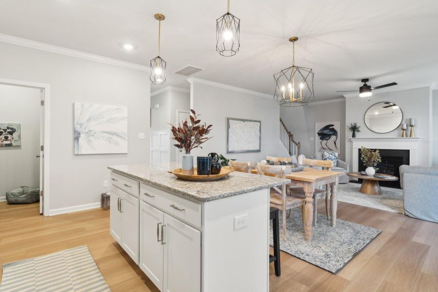 Furnished interior view inside a new home in , Summerville (Image 25).