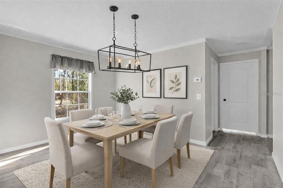Furnished interior view inside a new home in , St. Cloud (Image 5).