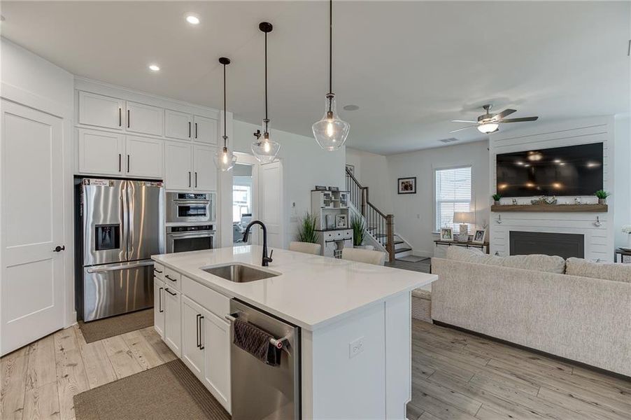 Furnished interior view inside a new home in , Cumming (Image 46).