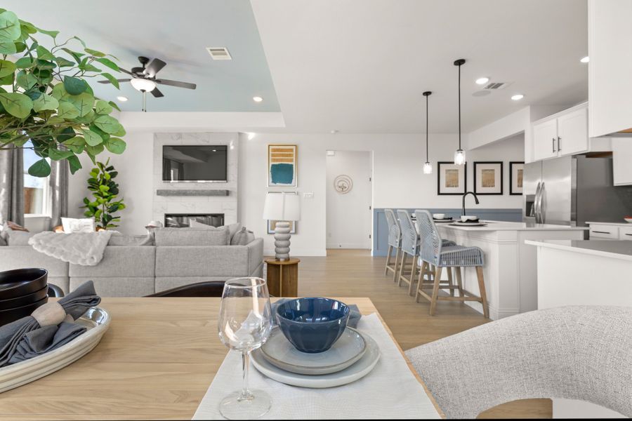 Representative furnished interior of a home built from the The Laurel G by Davidson Homes LLC in Heartland, Heartland (Image 15).