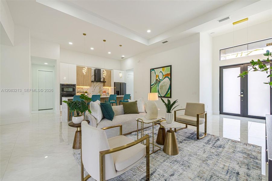 Furnished interior view inside a new home in , Lehigh Acres (Image 17).