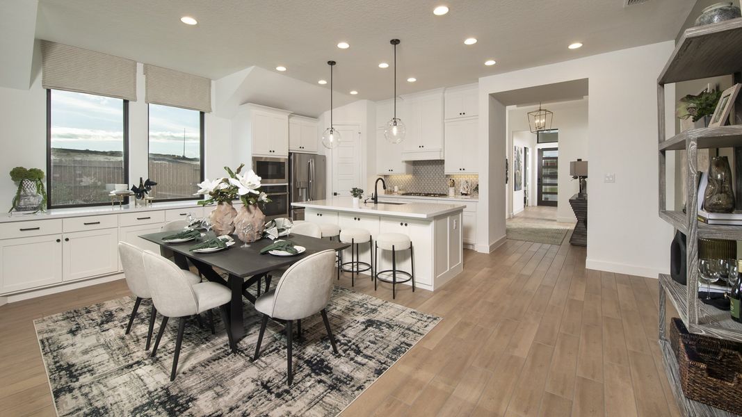 Furnished interior view inside a new home in Homestead, Schertz (Image 7).