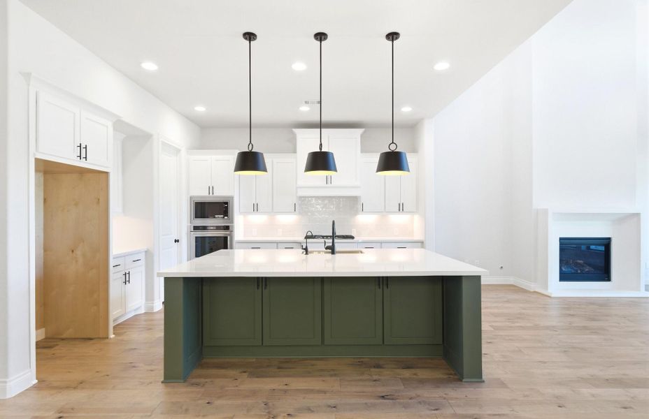 Furnished interior view inside a new home in The Highlands 55′, Porter (Image 6).