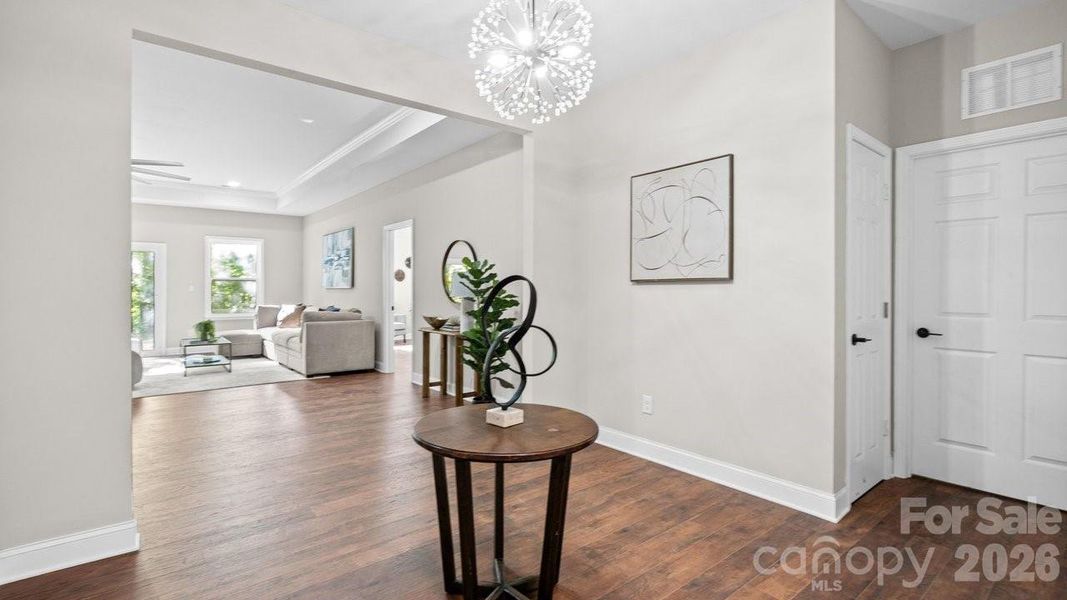 Furnished interior view inside a new home in , Dallas (Image 5).